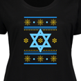 thumbnail image 4 of Inktastic Hanukkah Ugly Sweater Women's Plus Size T-Shirt, 4 of 5