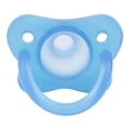 thumbnail image 3 of Dr. Brown's Happy Paci 100% Silicone Baby Pacifier, Age 0-6 Months, Blue, BPA Free, 3 Pack, 3 of 6