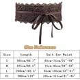 thumbnail image 5 of YooGuoGuo Lace-up Waist Belt Faux Leather Corset Belt Tie Wrap Bowknot Waistband for Women, 5 of 7