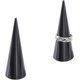 thumbnail image 2 of 1Pc Acrylic Glass Ring Displays Cone Shape Black 25.5mm Diameter 69mm Height Jewelry Stand for Rings Display Case Retail Display, 2 of 4
