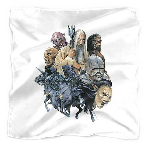 The Lord of the Rings Collage of Evil Bandana (21 in x 21 in)