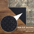 thumbnail image 2 of Keen Home Design Machine Washable Area Rugs with Non-slip Backing, Ideal for Hallway, Living Room, Bedroom, Kitchen and Laundry Room, Vintage Moroccan and Low Pile Rug - ( 2'6'' x 7'), 2 of 9