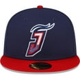 thumbnail image 2 of Men's New Era Navy Jacksonville Jumbo Shrimp Authentic Collection Alternate Logo 59FIFTY Fitted Hat, 2 of 5