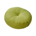 thumbnail image 4 of Cojín de suelo redondo, cojín decorativo suave para asiento, de meditación para el hogar, sofá, silla, cama, coche, interior, oficina, estudio. verde, 4 of 8
