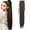 Brown, variant on 85CM Clip in Ponytail Extension Wrap Around Long Straight Pony Tail Hair Synthetic Hairpiece for Women Heat Resistant