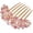 Pink, variant on Women Rhinestone Inlaid Flower Hair Comb Hairpin Barrette Accessory,Also Mother's Day Gifts for Mom (Blue)