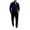 Navy, variant on Sweatsuits for Men 2 Piece Hoodless Tracksuit Sets Full Zip Jacket Sweatpants Dressy Casual Jogging Suits Sportswear (XL, White)