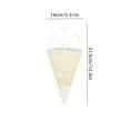 thumbnail image 3 of Cadancy Wall Hanging Planter Basket for Indoor Outdoor Plants Vertical Carrot Shaped Garden Decor Woven Flower Pot Holder Rattan Container Ferns Succulents Herbs Porch Balcony Patio Organizer, 3 of 6