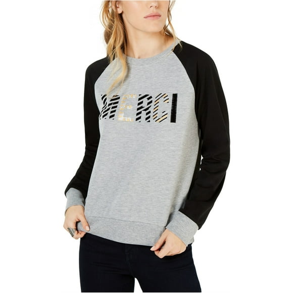 Carbon Copy Womens Merci Sweatshirt, Grey, X-Small