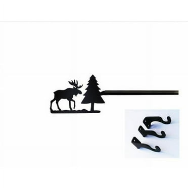 Moose/Pine Curtain Rod SM (Hardware is INCLUDED)