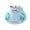 Sky Blue, variant on Wide Brim Cape Style Solar Fan Sun Shield Hat With Adjustable Strap For Kids