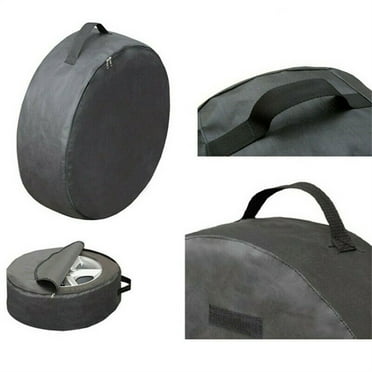 Universal Car Spare Tire Wheel Protection Cover Storage Bag Carry Tote 24.8*8.2"