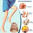 thumbnail image 4 of mickee Gel Heel Cushion Pads Inserts for Men Women One Size Shoes 3 Pairs, 4 of 6