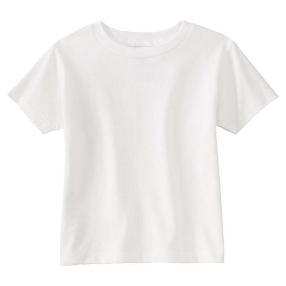 Toddler Cotton Jersey Tee , RS3301 , White , 7M