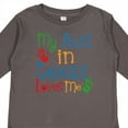 thumbnail image 4 of Inktastic My Aunt in Texas Loves Me Boys or Girls Long Sleeve Toddler T-Shirt, 4 of 5