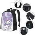 thumbnail image 4 of kuromi Anime Backpack For Cartoon Backpacks Cartoon Anime Character Casual Travel Backpack Large Capacity Laptop Backpacks, 4 of 5