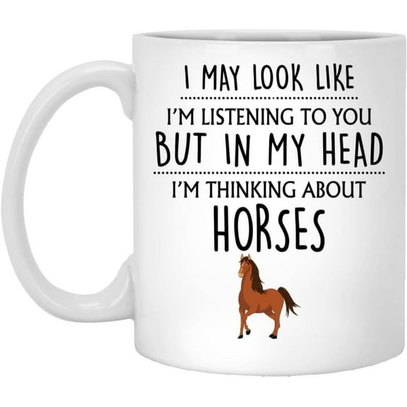 Horse Gift, Mug, Funny Riding Gifts, Rider Gifts For Women, Her, Riders, Men, My Lovers 11oz (MUG-C8FYSNFJQE-11oz)