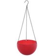 thumbnail image 2 of 2 piezas cestas cestas colgantes juego de soporte de punto ganchos cestas colgantes maceta colgante gris / blanco / rojo / marrón Xemadio MZQ-0232-4, 2 of 5