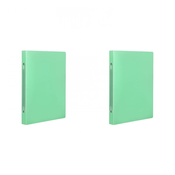 CCOCC 2 Pack 1 Inch Binders 3 Ring, 3 Ring Binder,Flexible 1 Inch Binder for Office Supplies,3 Ring Binder 1 Inch,One Inch Binder,Round Rings,Classroom Must Haves,12.2