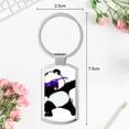 thumbnail image 2 of Coolnut 1 PCS Keychain Keyring, Dabbing Panda Lightweight Metal Keychain Key Ring, Keychain Pendant Party Favor Reward Gifts, 2 of 6