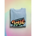 thumbnail image 3 of Celebrate Love Colorful Banner Sweatshirt Women -Smartprints Designs, Female Medium, 3 of 4