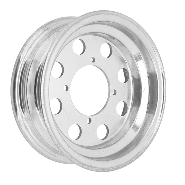 Llanta de rueda delantera de motocicleta, repuesto de llanta de vacío pulida de aleación de aluminio para neumáticos Monkey Z50 Q50 de 8 pulgadas