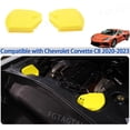 thumbnail image 6 of TINKI Front Strut Tower Cover Compatible with Chevrolet Corvette C8 Stingray 2020-2023, ABS Engine Bay Front Shock Absorbing Tower Protection Panel Cover Trim Accessories, 2PCS, 6 of 12