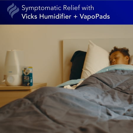 Vicks 1 Gallon Filter Free Cool Mist Humidifier, 400 Sq ft, White, VUL545