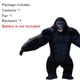 thumbnail image 1 of Disfraz inflable YONGSHENG de King Kong para adultos mascota peluda de peluche de Halloween, 1 of 5