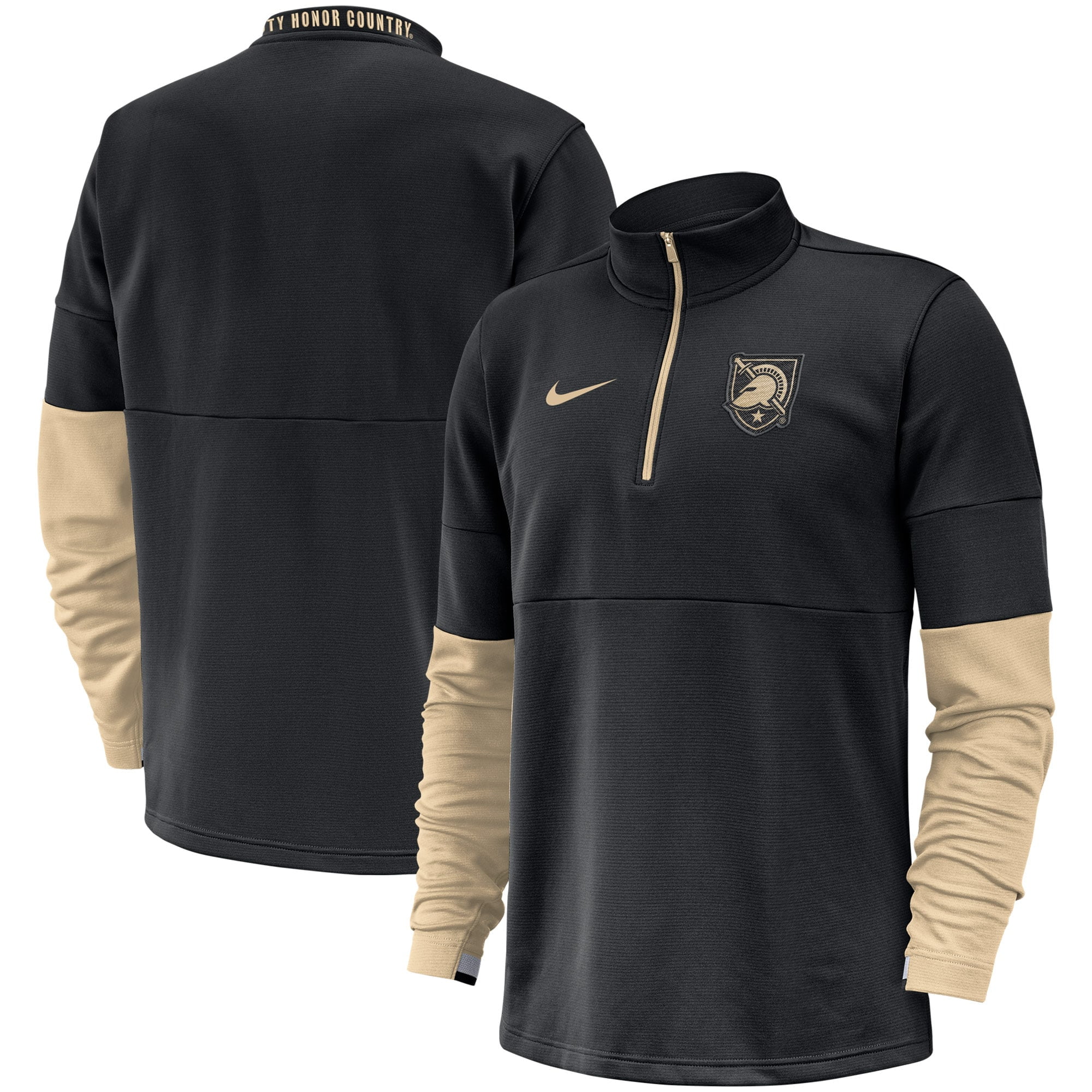 Nike - Army Black Knights Nike Coaches Quarter-Zip Performance Jacket ...
