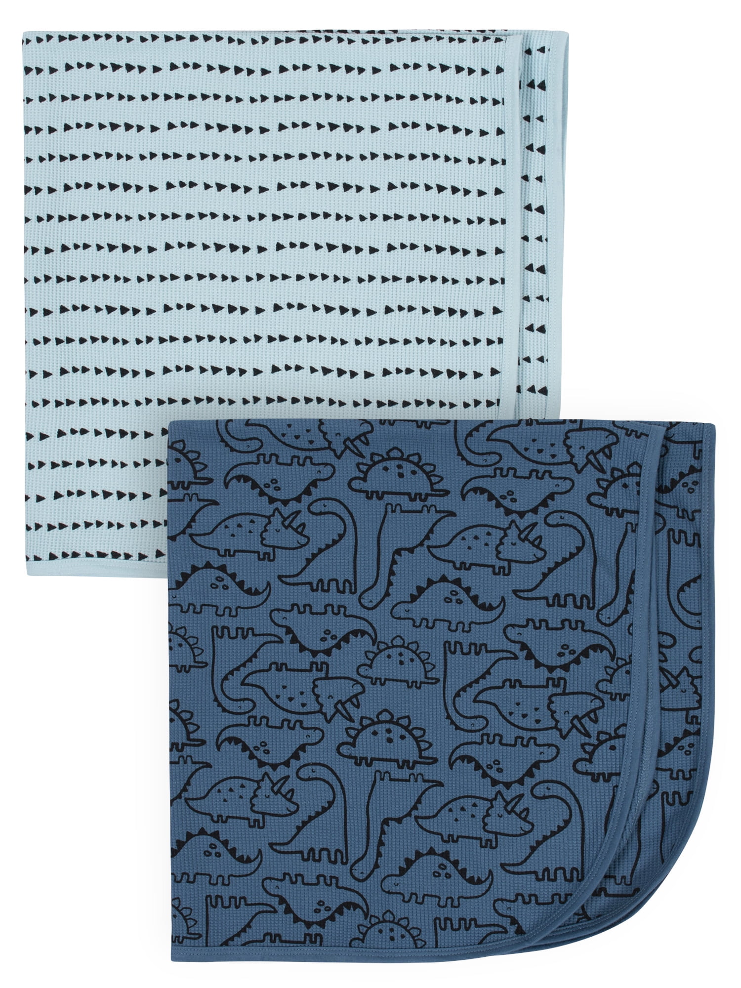 Gerber® Baby Boy Thermal Blankets, 2Pack, DINO