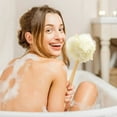 thumbnail image 4 of DVKOVI Long Handle Loofah Back Body Scrubber for Men Women Exfoliating Shower Sponge on A Stick Brush Exfoliator Bath Accessories Handheld Washer for Adults, 4 of 6
