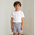 thumbnail image 6 of ATOGUTA Loose Shorts Girl Size 1T-8 Kids Loose Elastic Waist Short Pants Teen Summer Casual Jorts Gray, 6 of 7