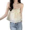 thumbnail image 1 of Blusa Suelta Con Tirantes En El Dobladillo,Top Con Tirantes, Blusa Suelta Y Casual Con Tirantes, Top Sin Mangas Fruncido Para Mujer, Diseñado Con Precisión, 1 of 13