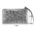 thumbnail image 3 of Girls Wallet Zipper Portable Marble Pattern Wristlet Change Purse Clutch Bag Purse, 3 of 6