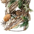 thumbnail image 6 of Northlight Flocked Snowflakes and Pinecones Twisted Twig Artificial Christmas Tree - 24.25", 6 of 9