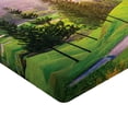 thumbnail image 2 of Ambesonne Farm House Fitted Sheet, Golf Spring Sunset, Twin XL Size, Multicolor, 2 of 3