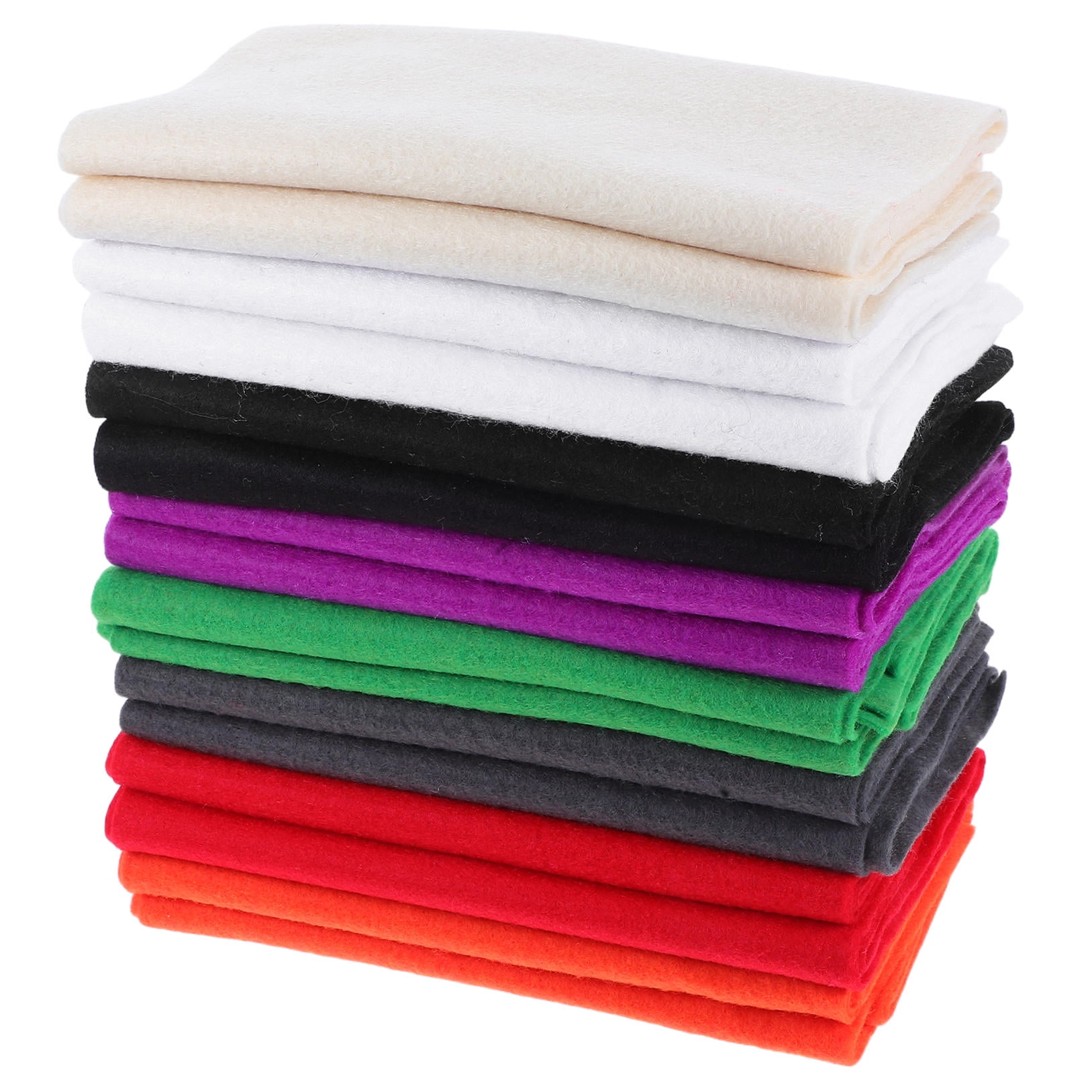 OUNONA 16pcs Craft Felt Sheets For Diy Projects Sewing And School Crafts Versatile Material For Creative Handmade Designs