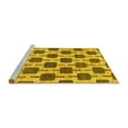 thumbnail image 2 of Ahgly Company Machine Washable Indoor Rectangle Abstract Yellow Contemporary Area Rugs, 3' x 5', 2 of 4