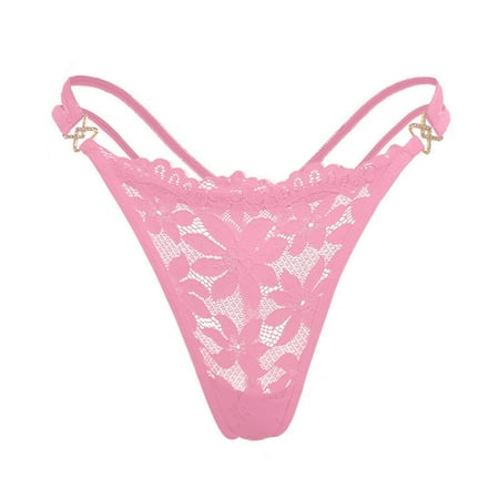 Sports Bra Low Bralette With Sewn In Pads Women s Lace Thong Sexy Low Rise Hollow Out Thin G String Panties