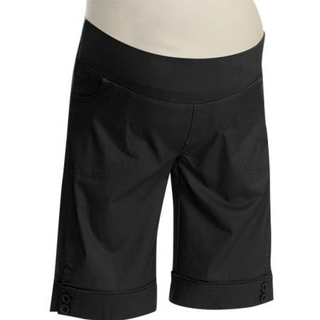 Maternity Demi-Panel Banded Shorts