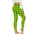 thumbnail image 3 of B91xZ Leggings d'Entraînement pour Femmes, Legging de Course, Jaune P, 3 of 4