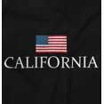 thumbnail image 2 of California Pride American Flag CA USA Plus Size Crewneck Graphic Tee Shirt Brisco Brands 2X, 2 of 5