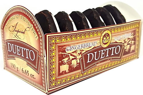 Duetto Cœurs de Pain d’Épices Givrés au Sucre, 190g