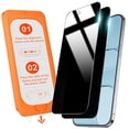 thumbnail image 1 of Protector de pantalla OMOTON para iPhone Air 9H, dureza, paquete de 2, 1 of 7