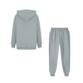 thumbnail image 4 of Boys Sweatsuit Set - 2 Piece Soft Fleece Hoodie Sweatshirt & Cargo Sweatpants, 4 of 5