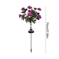 thumbnail image 3 of Ohmyroo 27.5 Inch Solar Powered Garden Stake Light Waterproof Artificial Floral Outdoor Yard Decor, 3 of 7