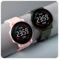thumbnail image 3 of Reloj electrónico de moda, resistente al agua, sencillo, informal, deportivo, para estudiantes, para exámenes, LED, 3 of 6