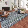thumbnail image 1 of HomeRoots 491812 8 x 10 ft. Purple Ombre Tufted Handmade Rectangle Area Rug, 1 of 1