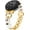 Gold-B, variant on Bling Bands for Google Pixel Watch / Pixel Watch 2 / Pixel Watch 3 41mm, Adjustable Curved resin metal Strap Wristband Compatible with Google Pixel Watch for Women Men Rose Gold
